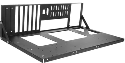Moederbord Houder - Open Frame Beugel - Computer Mining - Brede Warmteafvoer - 43 x 25 cm - Zwart