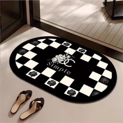 Diatomeeën Modder Stijl Badkamer Badmat Vochtregulerend Sneldrogend Antislip Badkamer Badkamer Mat Toilet Deur Vloermat Zachte Demping 30 * 50 cm