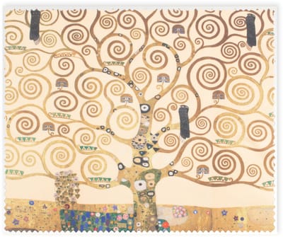 Brillendoekje Microfiber – Gustav Klimt Boom 15x18 cm – museumwebshop.com