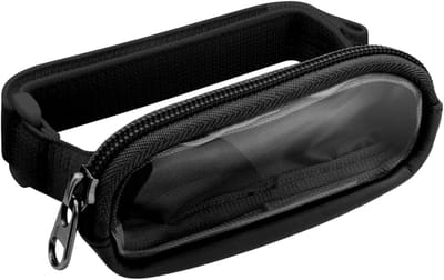 Lippenstift Houder - Riemtas Organizer - Auto Interieur - Verstelbare Riem - 10.5 cm Lengte - Zwart