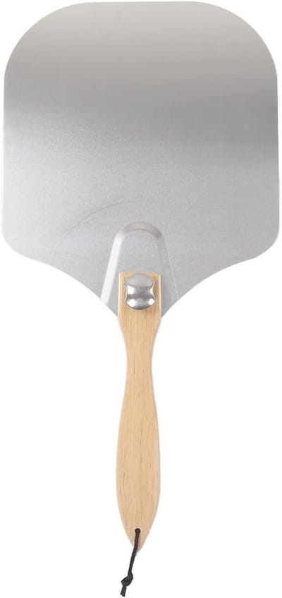 Dailygoods - Pizza Spatel Pizza Paddle Pizza Peel Pizza Schop 12 Inch Pizza Spatel Aluminium Eiken Handvat Inklapbare Duurzame Pizza Paddle voor Thuis Bakkerij(Primaire kleur) Valentijnsdag Cadeau