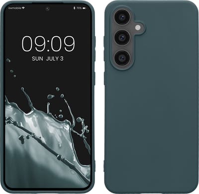 kwmobile telefoonhoesje geschikt voor Samsung Galaxy S24 FE - Hoesje voor smartphone - Back cover in leisteen