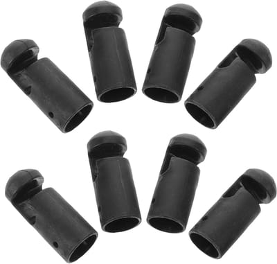 Trampoline Onderdelen - Paalhoezen Vervanging - Trampoline Reparatie - Stevig Kunststof - 7.3 cm Lengte - Zwart