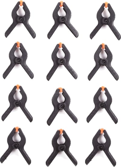 Benson Zeilklemmen - 16x - kunststof - 6 cm - veerklemmen - klemmen - zeilen vastzetten