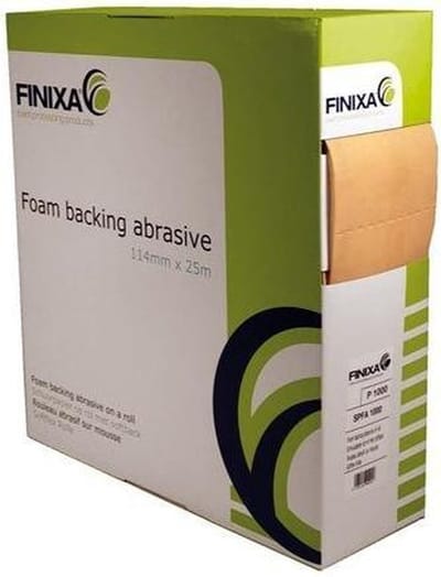 Finixa schuurrol 114 mm x 25 meter P180