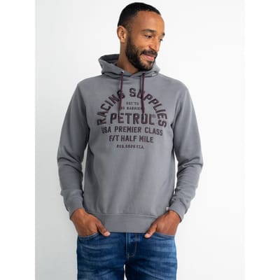 Petrol Industries - Heren Sportieve Logo Hoodie -  - Maat XXXL