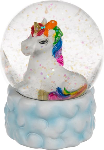 Glitterbal Unicorn - Schudbol - Glitterbol - Sneeuwbol - Sneeuwbollen - Eenhoorn - Glitter Globe