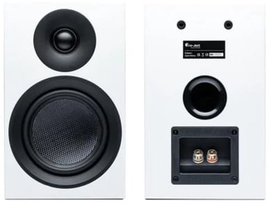 Pro-Ject Speaker Box 3E Carbon Boekenplank Speakers - High-End Geluid - Carbon Afwerking - 2-Weg - Satijn Wit