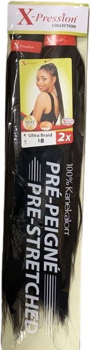 X-Pression Pre Stretched Ultra Braid - T4/30 - 115 cm