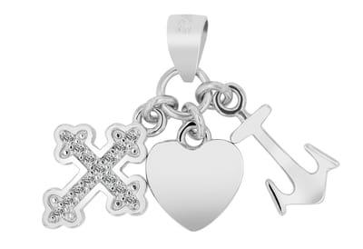 AKZENT Akzent dames hanger "Nea" uit 925 Sterlingzilver, gerhodineerd, duurzaam