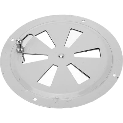 Rond Luchtroosterafdekkap 316 Roestvrij Staal Cabineventilatieplaat voor Marine Jacht RV Auto white