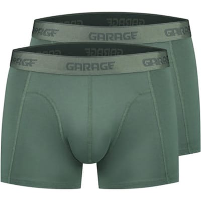 Garage - Boxershorts - Heren - S - Groen - Katoen - 0855 2 Pack Boxershorts