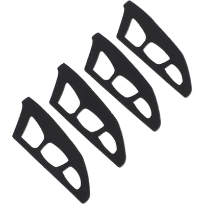 4 Stuks Oogschaduw Shaper Siliconen Draagbare Oogschaduw Stencil Gids Oog Make-up Hulpstuk voor Thuis Schoonheid gray