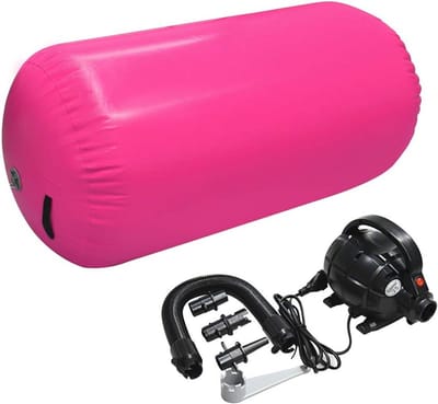 Opblaasbaar Luchtmat AirTrack – Gymnastiek Training Springboard – Rond Veerkrachtig Luchtroller (Diameter: 89,9 x 120 cm)