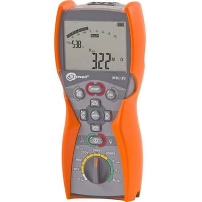 Sonel MIC-10 Isolatiemeter Kalibratie (ISO) 50 V, 100 V, 250 V, 500 V, 1000 V 10 GΩ