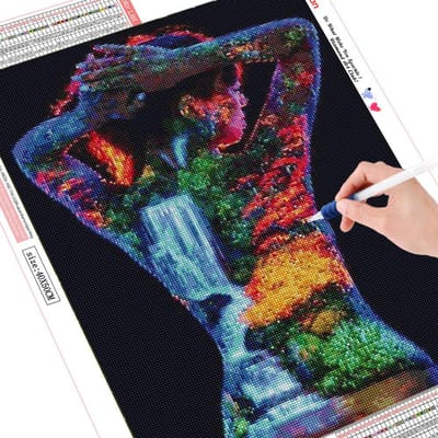Mosaïque de Diamants Paysage Peinture au Diamant 5d Beauté Broderie Diamant Strass Images 20X30 gray