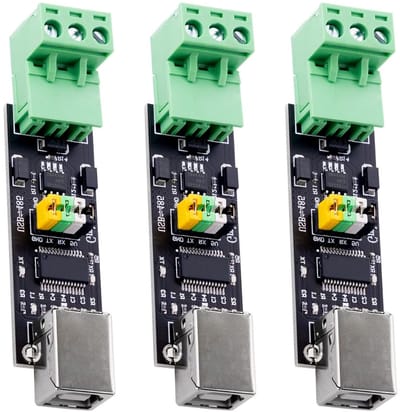 USB naar RS485 Adapter - Seriële Converter Module - Netwerk Opbouw - FTDI Chipset - 3 stuks - Groen