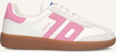 BACK70 Cloud K Sneakers Meisjes - Leren Sneaker - Wit - Maat 30