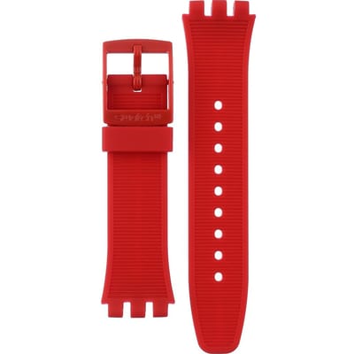 Swatch Plastic - New Chrono - SUS ASUSR407 Primarily red Horlogeband