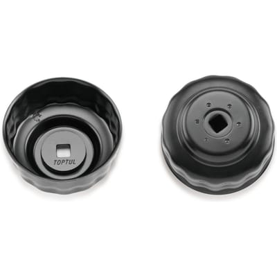 Oliefiltersleutel TOPTUL 74-76 mm 15-kant