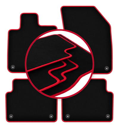 CARLUX-RED automatten voor: Volvo S60 III sedan (2019-)