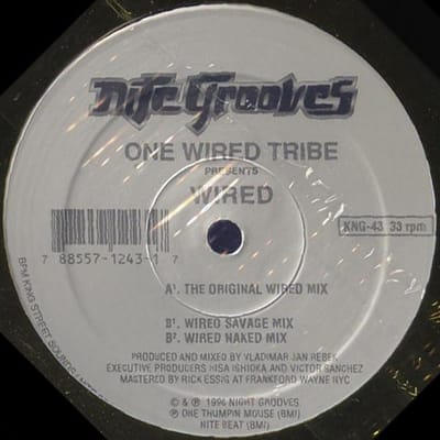12-inch Plaat ONE WIRED TRIBE - Wired KNG43 Nite Grooves 1996 VS Dans & Electronica Gebruikt