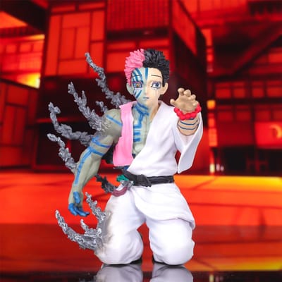 Duurzaam Demon Slayer Akaza actie anime figuur Verzamelingen figuur display stukken anime figuren Kerstcadeaus veelkleurig