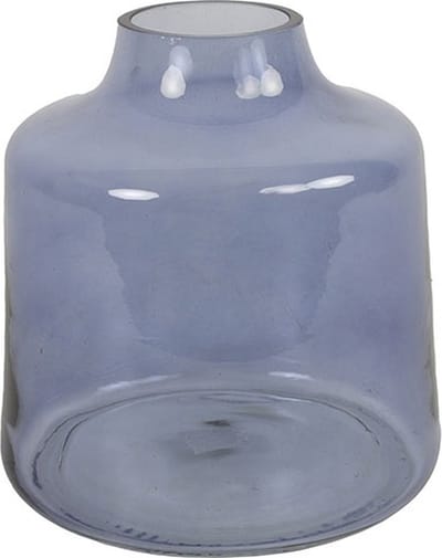 Countryfield Fles Jolina glas L20B20H21,5CM blauw
