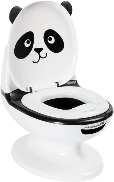 Kinderpotje Mini - Oefen toilet - Zindelijkheidstraining kind - Realistisch design - 26 x 36.5 cm - Zwart