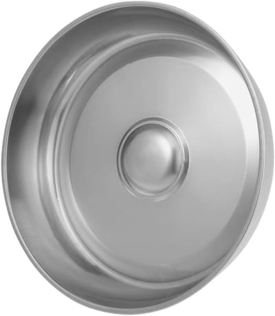 Ronde Deksel - Pan Deksel - Koken en Bakken - Met Handvat - 24 cm - Zilver