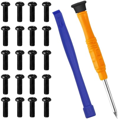 Set van 20 Vervangende Sleutelhouder Schroeven - RVS Schroeven, Schroevendraaier en Pry Tools voor Honda Accord, Civic, Pilot, CR-V, Odyssey Herstelset