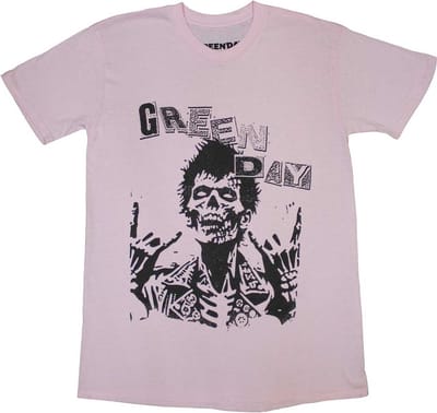 Green Day - Savior Zombie Heren T-shirt - L - Roze