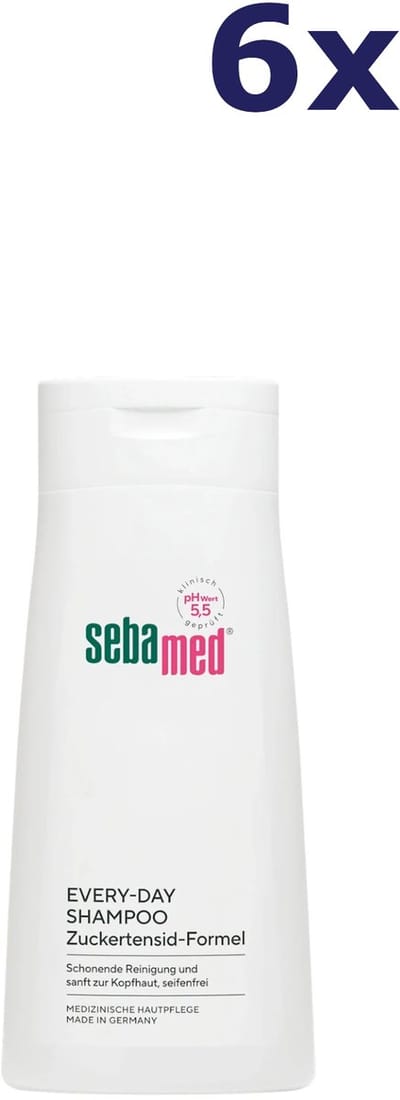6x Sebamed Every Day Shampoo 400ml