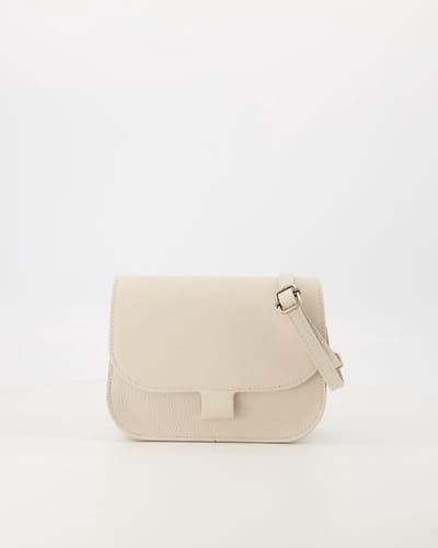 tas- crossbody- leer -ecru- klein
