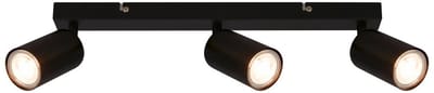 B.K.Licht - EEK A Opbouwspots - plafondspots - spotjes draaibaar - warm lich licht - 44cm - zwart
