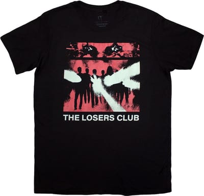 It - The Losers Club Heren Tshirt - S - Zwart