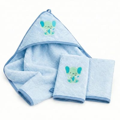 Dailygoods- Capuchonhanddoek - Set van 2 Washandjes - OEKO-TEX Gecertificeerd - Zachte Badstof - Ideaal voor Baby-uitzet - 80 x 80 cm - Babyhanddoek