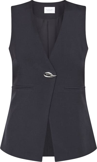 SISTERS POINT Viksa-ve - Dames Gilet - Black - Maat XS