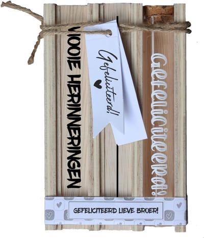 Broer cadeau geld verpakking - verjaardagscadeau broer - last minute cadeau broer