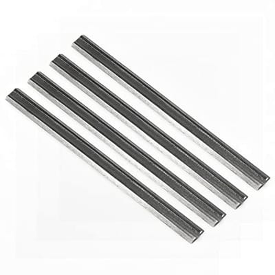 Omkeerbare Carbon Schaafbladen 82x5.5x1mm voor Houtbewerking - 4 Stuks