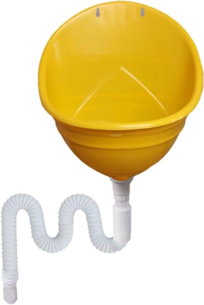 Waterloos Urinoir - Draagbaar Toilet - Buiten Kamperen - Grote Urineafvoer - 374 x 322 x 244 cm - Geel