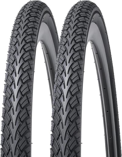 YUNSCM 2 stuks 700C Racefietsbanden 700x38C 40-622 Compatibel met 700x36C 700x37C 700 x 38C 700x39C 700x40C Racefiets Fietsbanden (Y-1480)