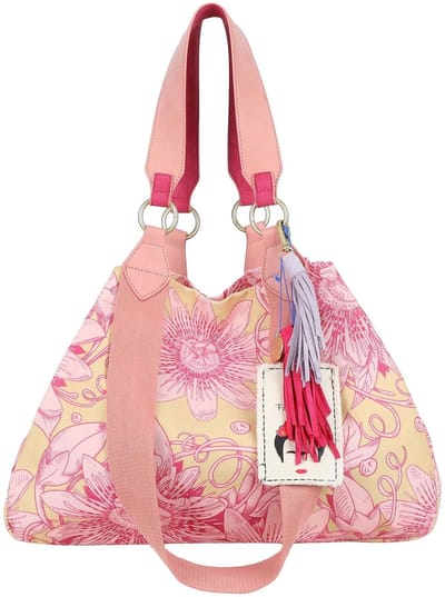 Fritzi aus Preußen shopper schoudertas Fritzi x Frida Kahlo Izzy Medium Limited Limited Bloom Sunny geel