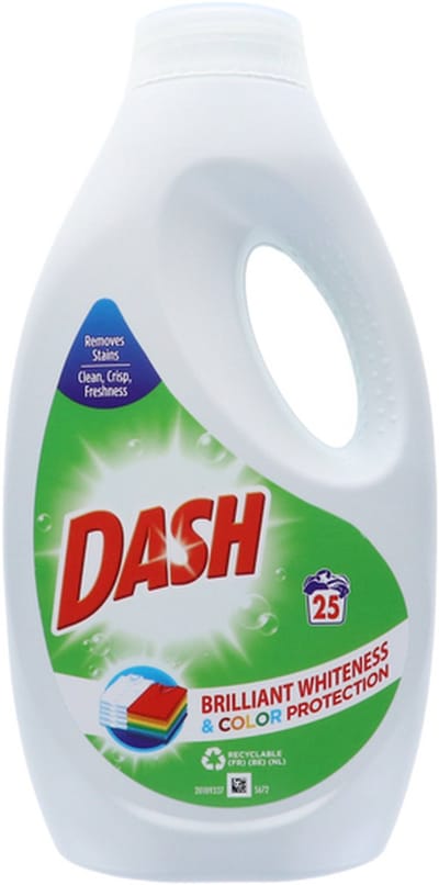 Dash - Wasmiddel - Vloeibaar - White & Color - 25wb/875ml