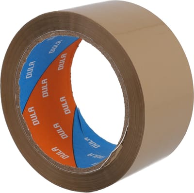 DULA Verpakkingstape - Bruin- 1 rol Dozentape 50 mm x 66 m - Plakband