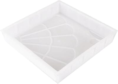 Betonmal Tuinpad - Stoeptegelmal DIY - Tuin Decoratie - Herbruikbaar en Duurzaam - 25 cm - Grijs