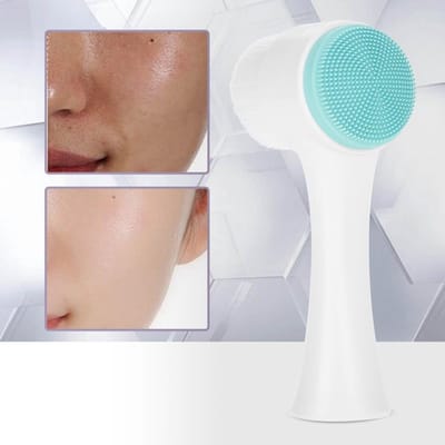 Waledano® Gezichtsreinigingsborstel - Gezichtsmassageborstel - Handmatige Gezichtsreiniging - Huidverzorgingsborstel - Scrubborstel - Reiniging 2 in 1 Wassen Gezicht
