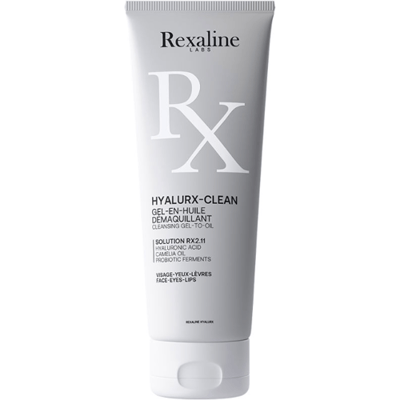 Rexaline HYALURX-CLEAN make-upreinigingsgel op basis van olie 125 ml