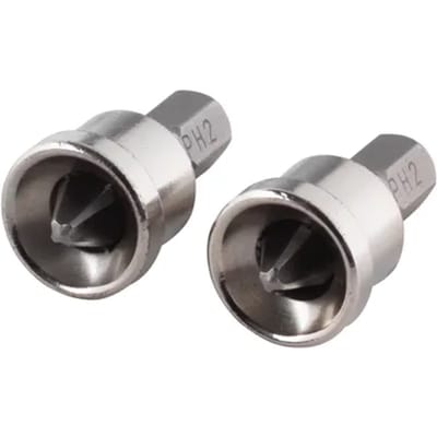 Wolfcraft Schroefbits - Phillips Ph2 Gipsplaat - 25mm - 2 Stuks
