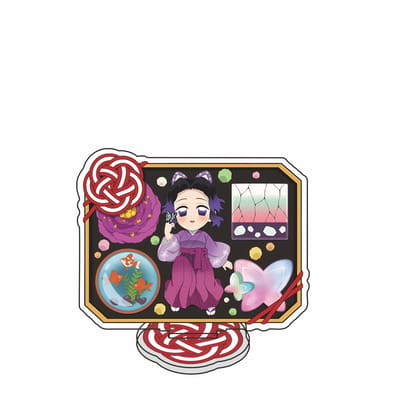 Anime Demon Slayer Acryl Bureau Standbeeldjes Tanjirou Nezuko Plaatjes Kyoujurou Schattig Voor Decoratie Cartoon Duurzaam Cadeaus